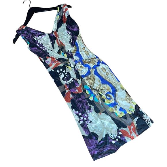 ETRO Milano Baroque Printed Stretch Dress - Picture 2 of 8